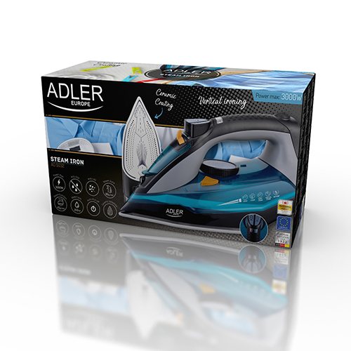 Žehlička s keramickou žehliacou plochou 3000 W ADLER AD 5032
